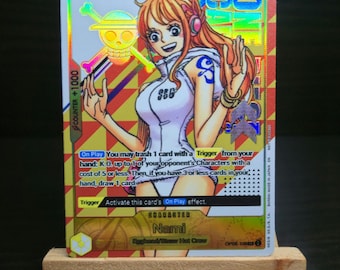 Nami OP08-106 SP Proxy One Piece Card Game - Etsy