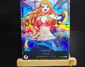 TEXTURED PROXY Sanji Op 10 One Piece TCG Flagship Promo English Holo