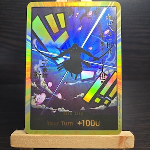 TEXTURED PROXY Zoro Gold Donn!! One Piece TCG