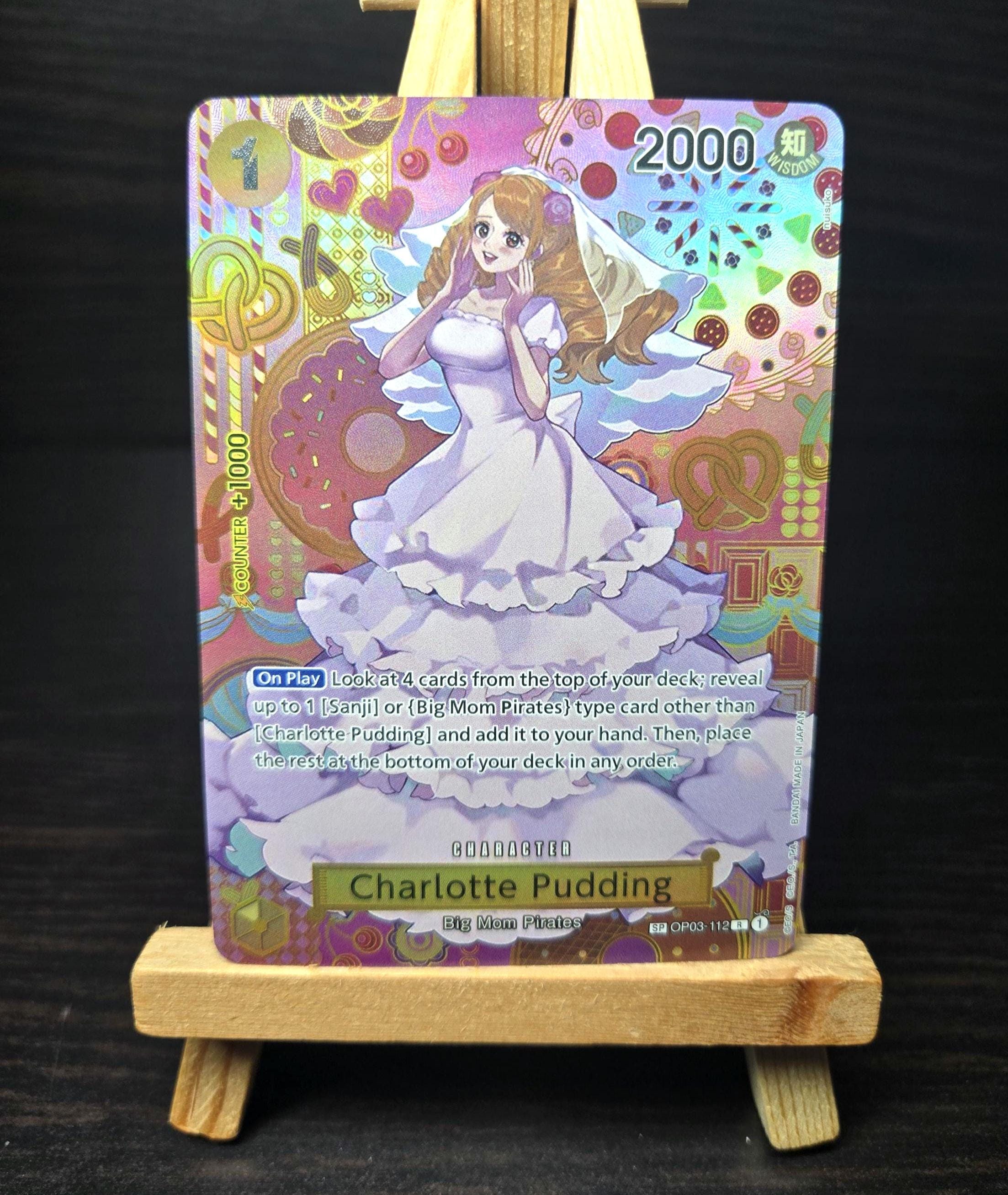 リンリン MODYSSEY トレカ プジェ ボイプラ TEXTURED PROXY Charlotte Pudding SP OP03 English One Piece Tcg - Etsy