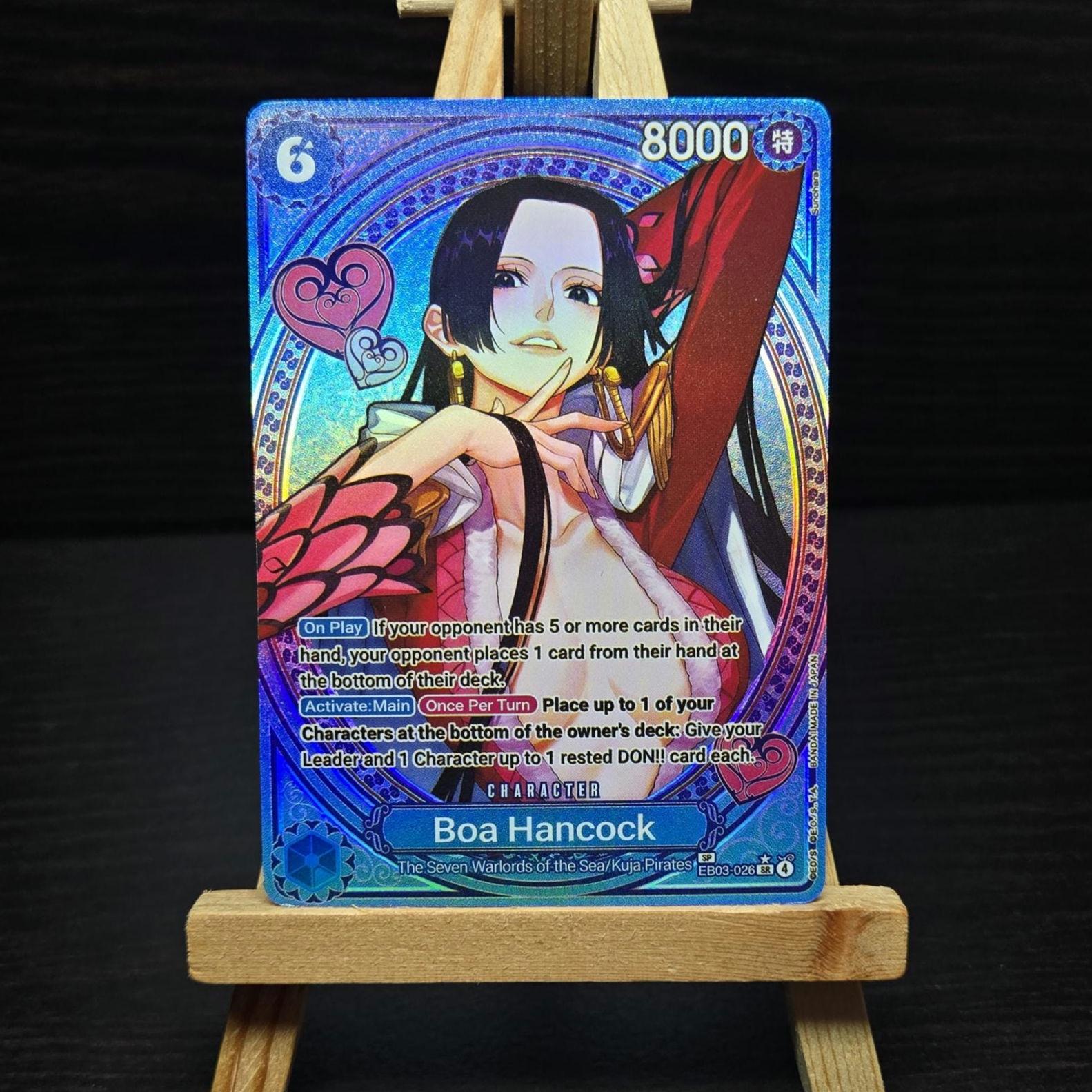 TEXTURED PROXY Boa Hancock SP Eb03 One Piece Tcg Card English Version Textured and Holographic!