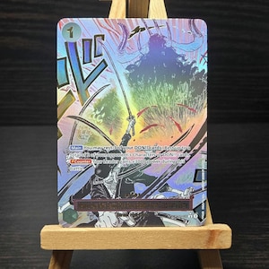 TEXTURED PROXY Demon Aura Nine Sword Style Alternate Art OP12 English One Piece TCG