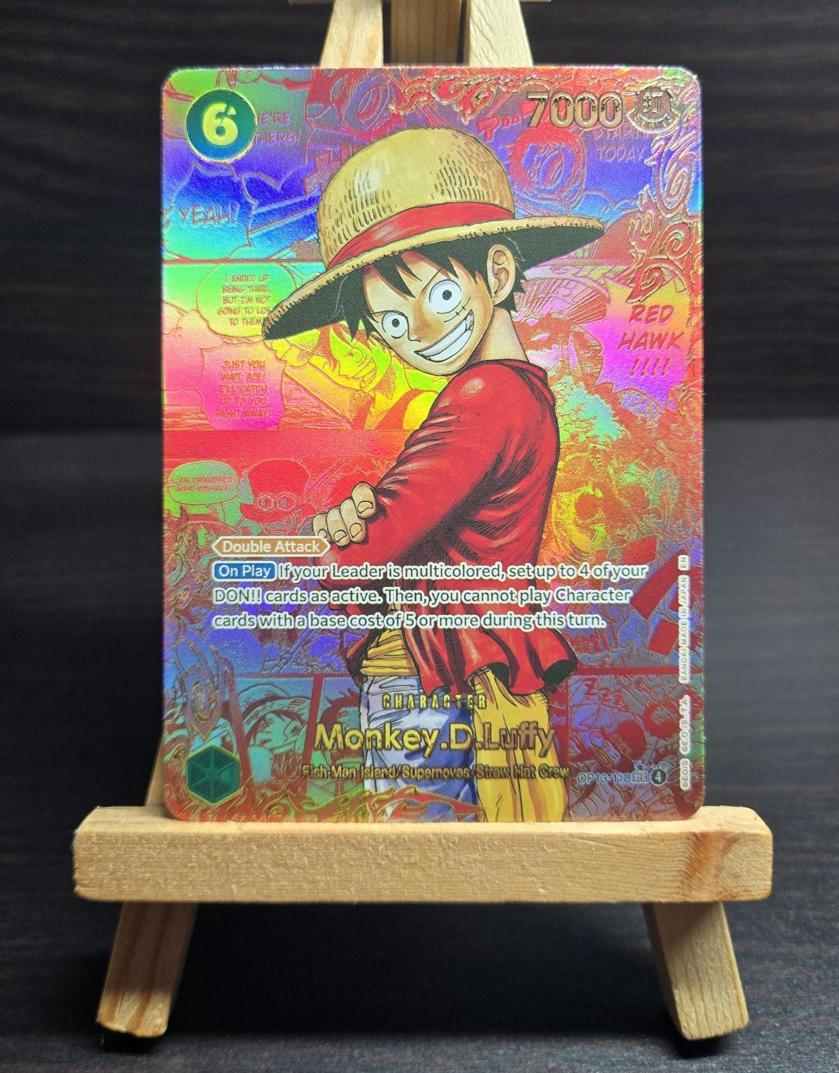 Luffyページ Monkey D. Luffy P-043 P Weekly Shonen Jump Promo - ONE PIECE Card