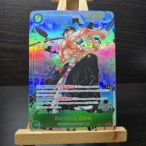 TEXTURED PROXY Roronoa Zoro OP06 English Manga One Piece TCG - Etsy