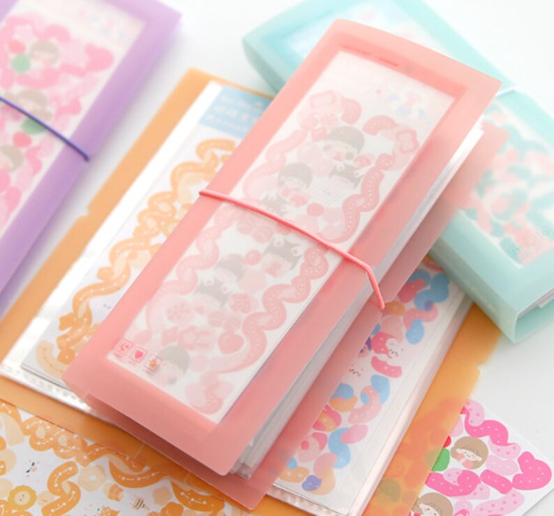30 Page Pastel Sticker Binder Storage for Organizing Crafts Etsy