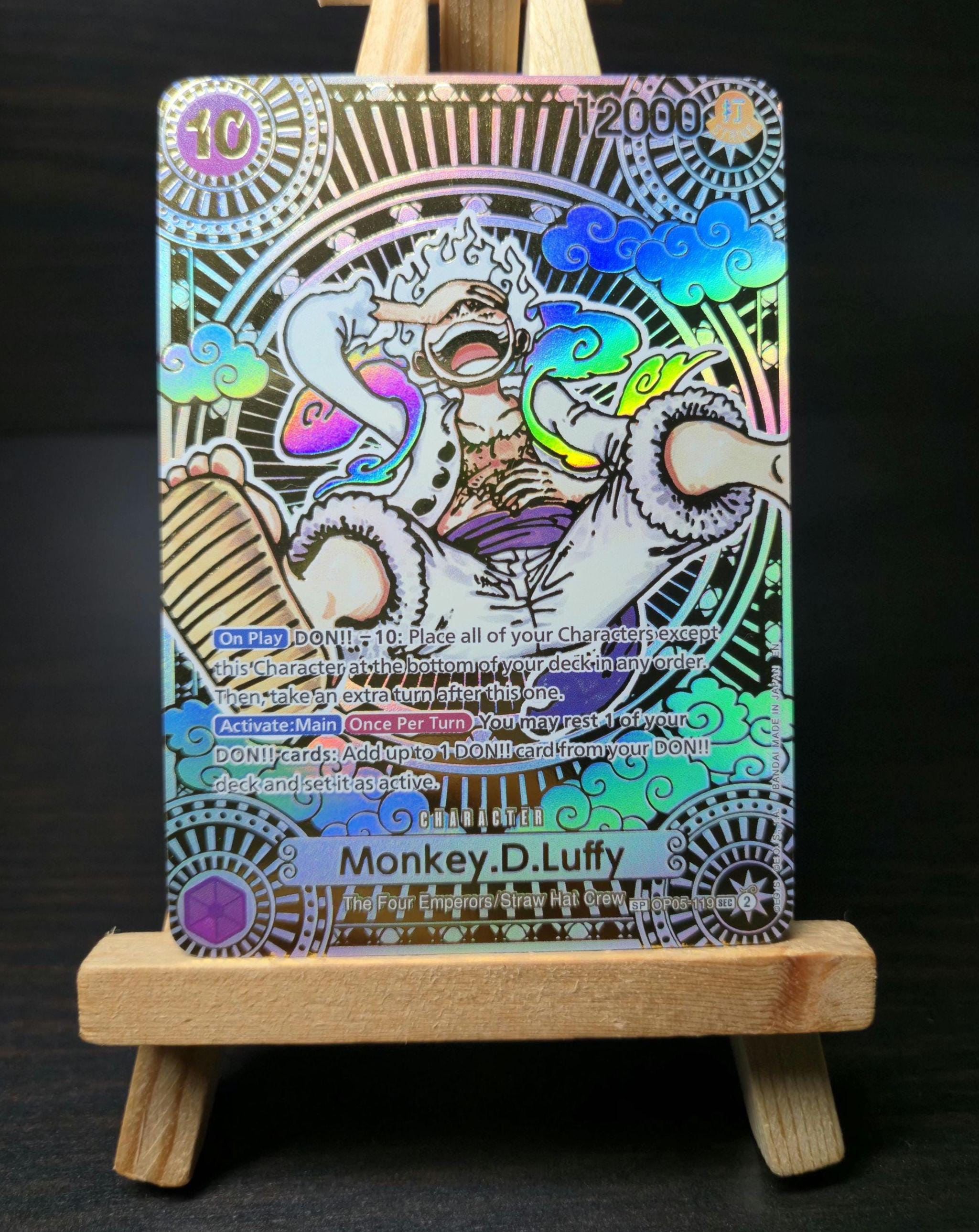 TEXTURED PROXY Gold Monkey.d.luffy SP (OP11) OP05 English One