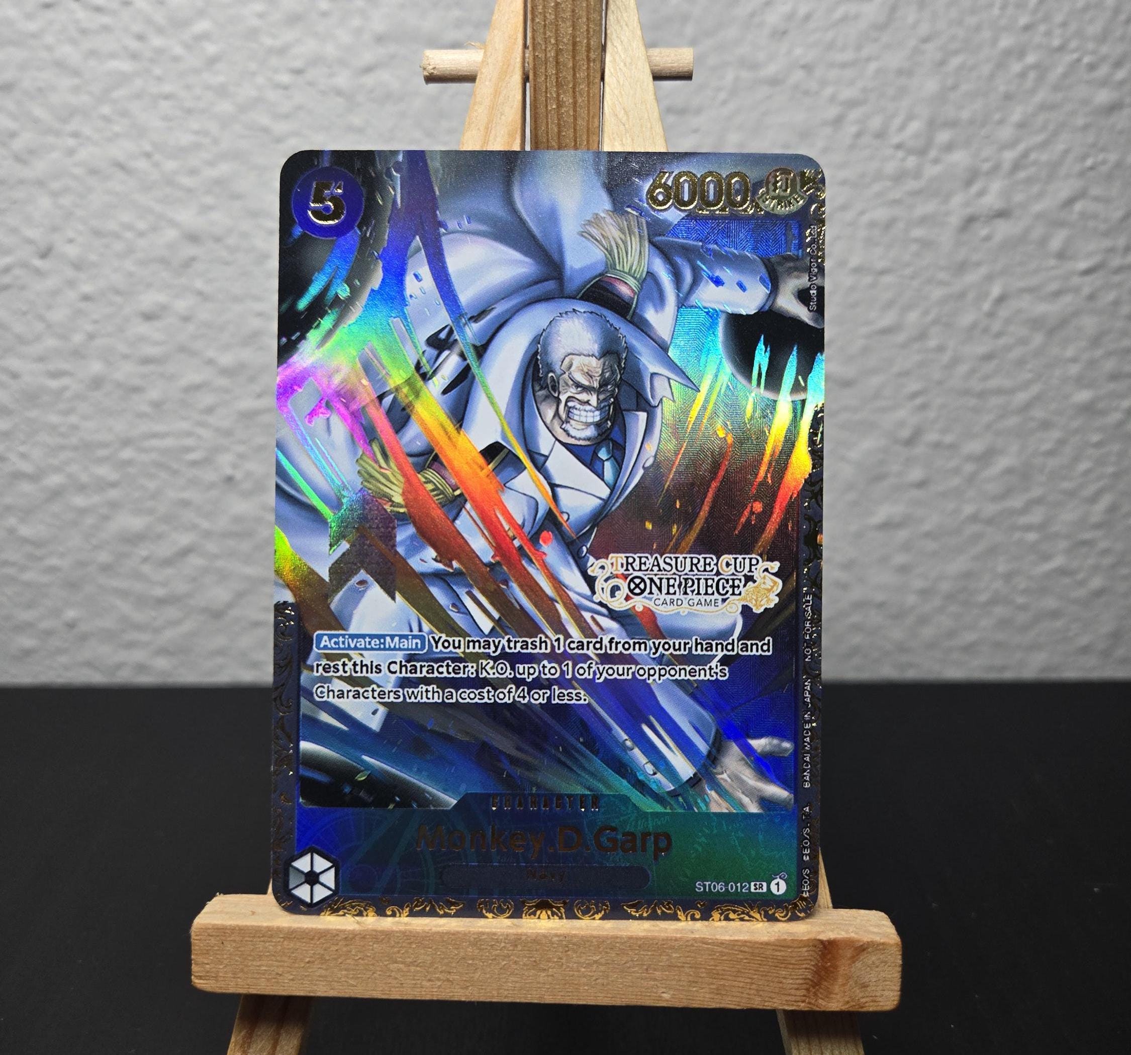 PROXY Monkey D Garp ST06-012 One Piece TCG Treasure Cup Promo