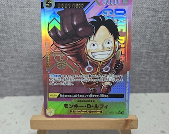 TEXTURED PROXY Monkey D Luffy OP07-109 One Piece TCG Japanese Serial Number
