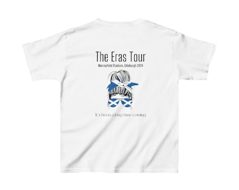 Kids Eras tour scotland tshirt