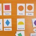 Shapes Flashcards Printable, Geometric Flash Cards, Montessori 3-part ...