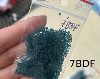 Perline di semi TOHO color turchese opaco, misura 8/0 (10 g) - Italia