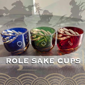 FFXIV Role Sake Cups