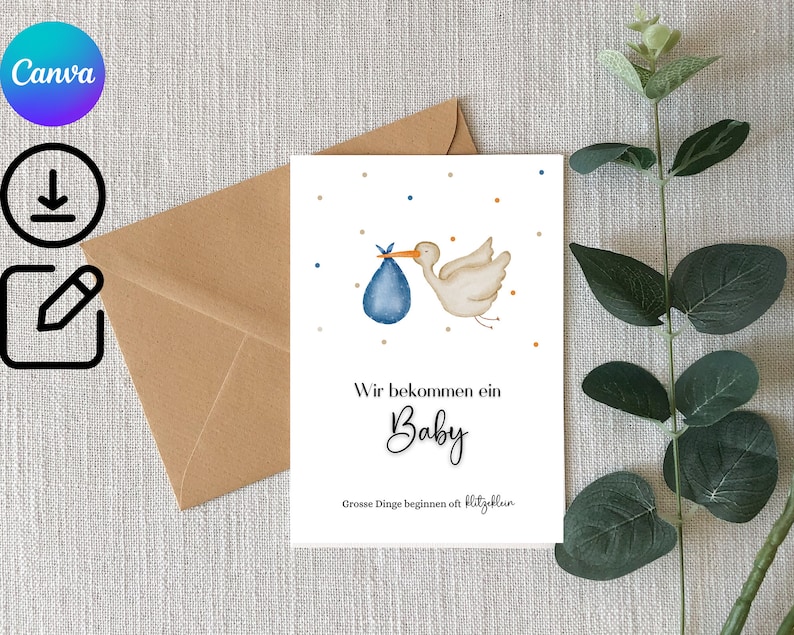 Schwangerschaft Verkünden Bilder: Zeichne deine eigene Baby-Ankündigung!