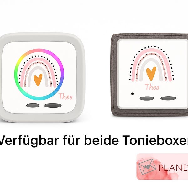 Toniebox and Toniebox 2 protective film rainbow pink rainbow NEW also with glitter!