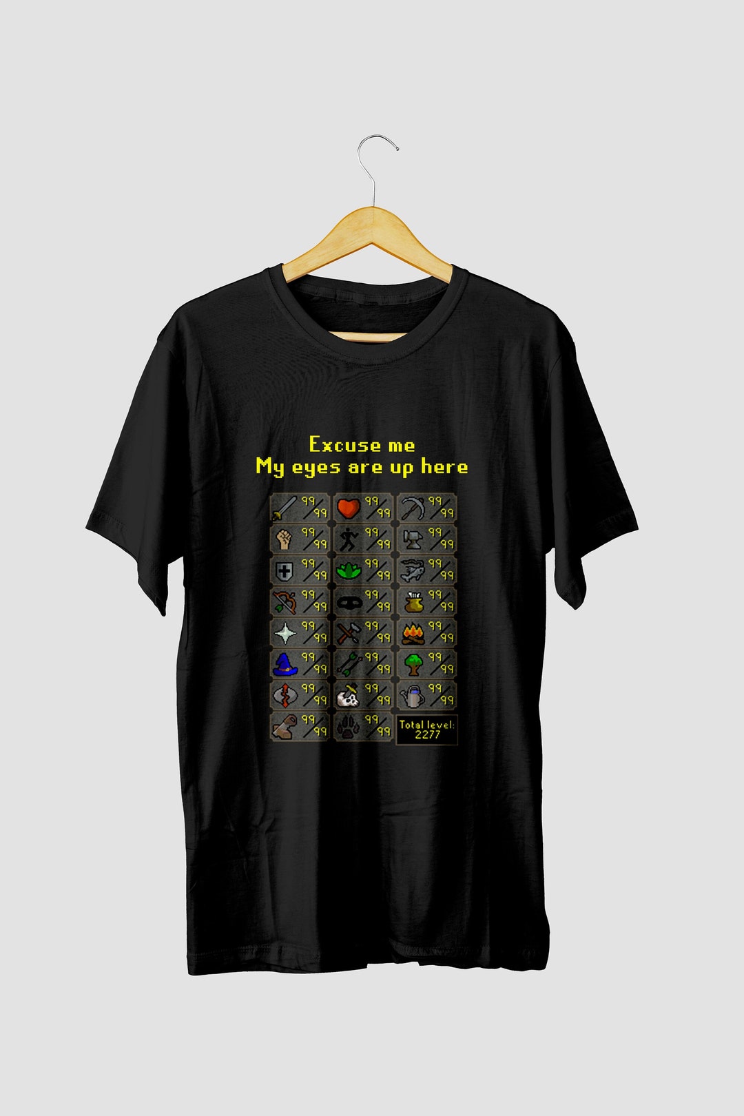 OSRS Excuse Me Man Classic Tee Old School Runescape - Etsy