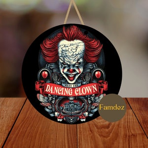 IT Halloween Door Sign, Halloween Door Sign, Horror Characters, Halloween Door Hanger, Halloween movie, Horror Character door sign