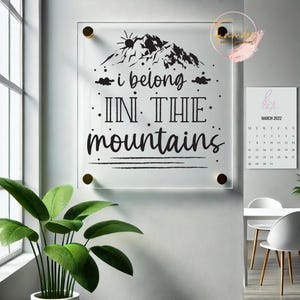 Acrylic Business Sign | Business Sign For Wall | Office Sign | Salon Decor  | Business Wall Sign | Clear Office Sign | Acrylic Name Sign