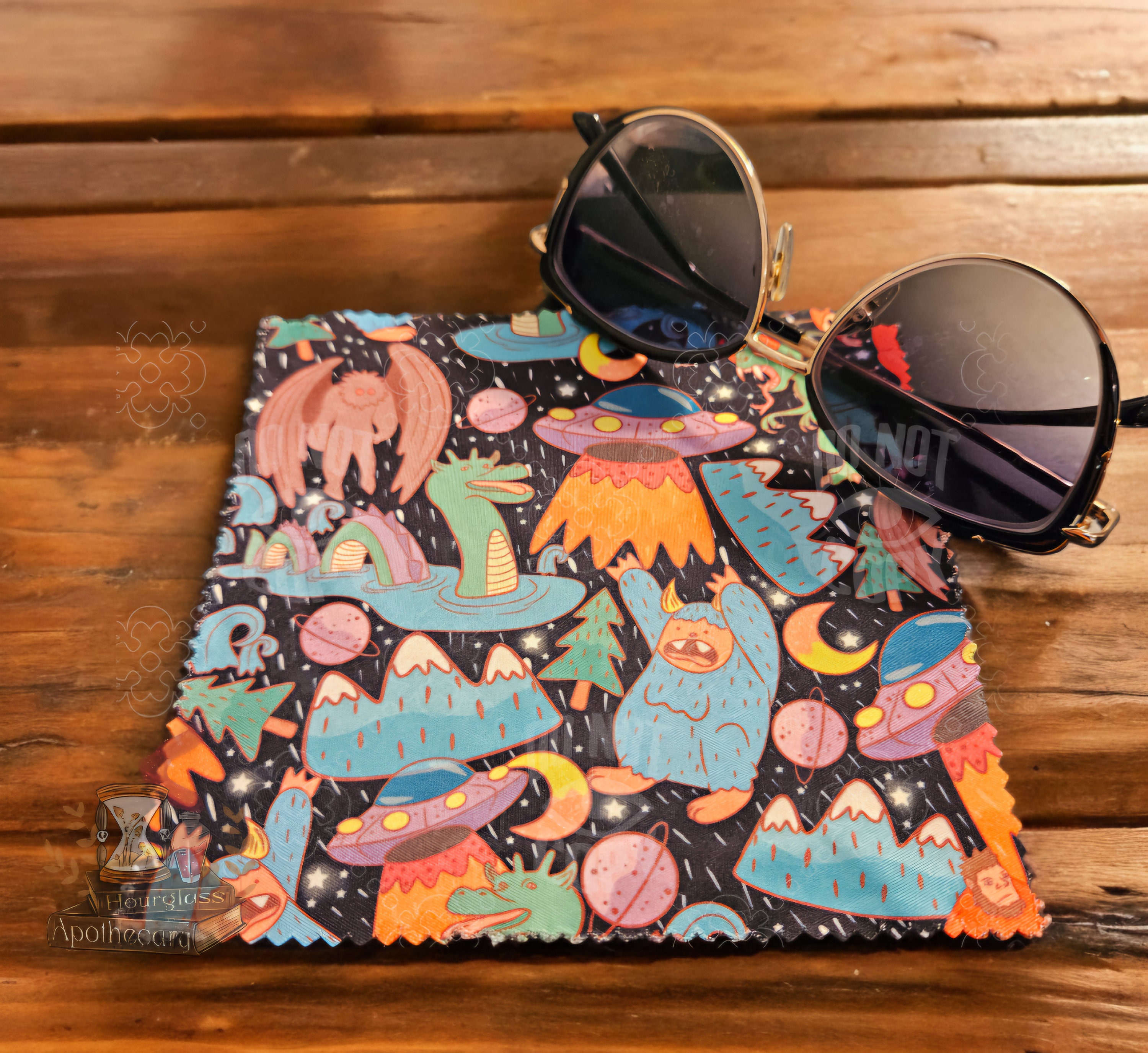 Cryptid-Inspired Lens Cleaning Cloths