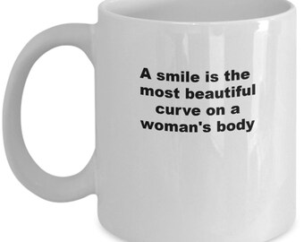 Smile Curve Trave Mug