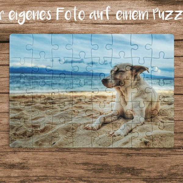 Puzzle Personalisierbar | 19 x 28 cm | 35 Teile | Persönliches Geschenk | Eigenes Foto