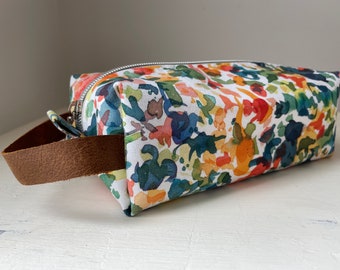 Multicoloured boxy pouch