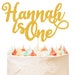 Personalized Happy 1st 2nd 3rd Birthday Cake Topper Custom - Etsy