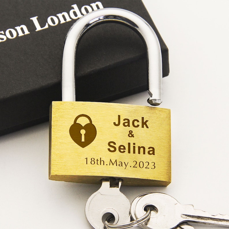 Personalized Padlock Engraved Padlock Love Lock Customized Locks for ...