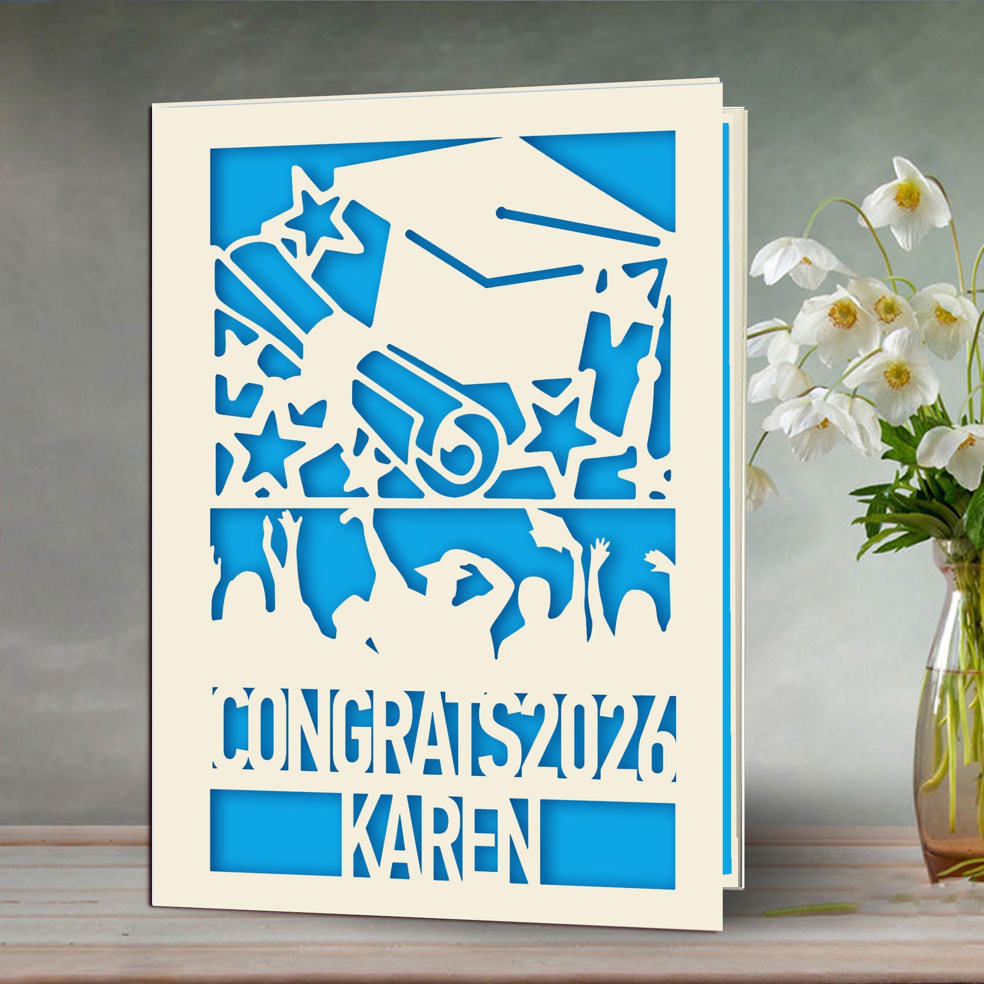 Personalized Graduation Cards for Graduates Students Friends ...