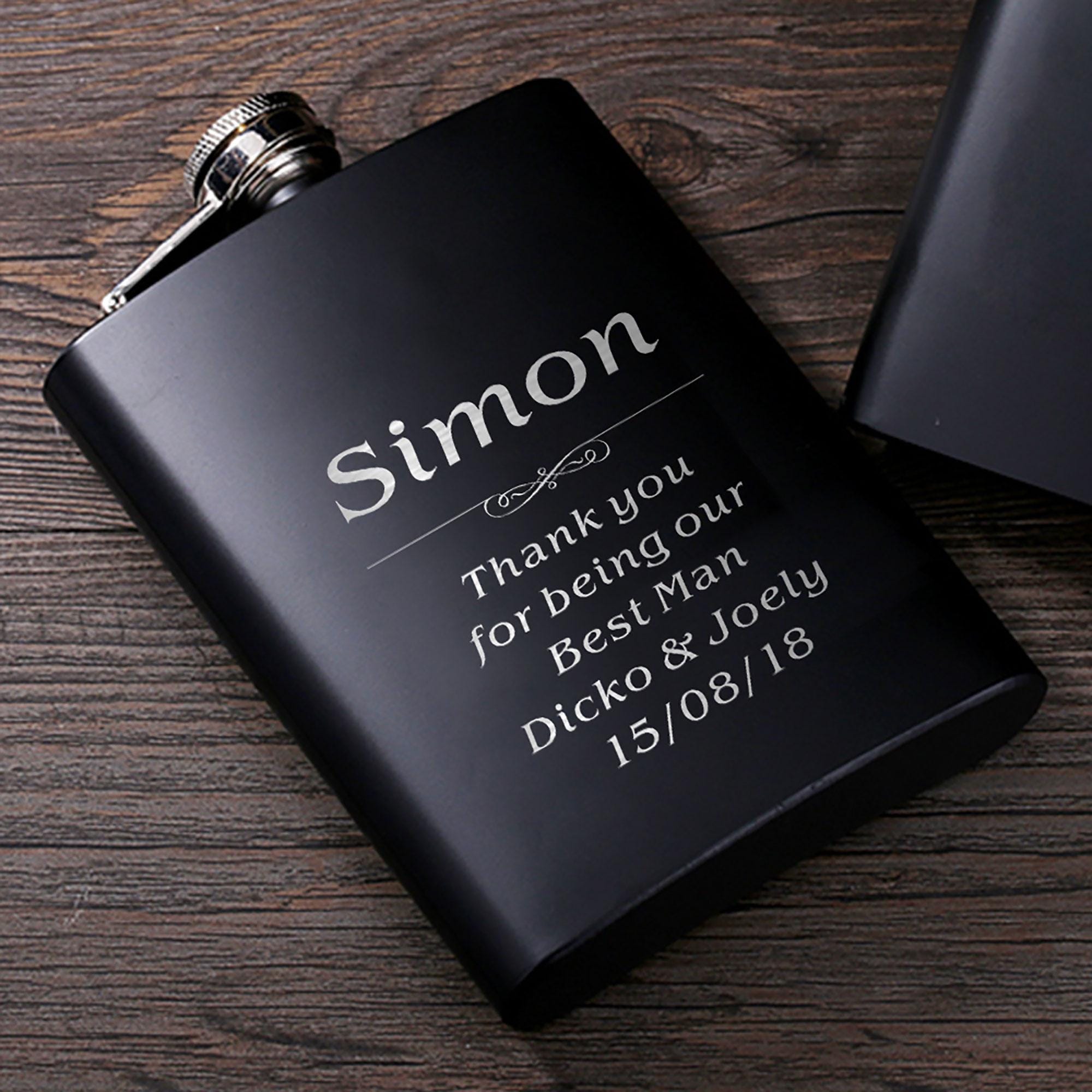 Personalized Hip Flask for Men Engraved Flask Wedding Favours for Personalized Hip Flask for Men Engraved Flask Wedding Favours for