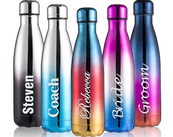 Personalized Water Bottle Vacuum Insulated Stainless Steel Chilly Flask 500ML Double Walled With Food Grade 304 Stainless Steel