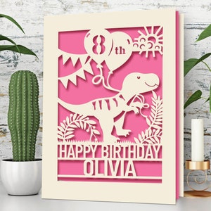 Personalized Happy Birthday Greeting Card Engraved Birthday Cards With Any Name Any Age Personalized Paper Card For 18th 21st Birthday Gifts