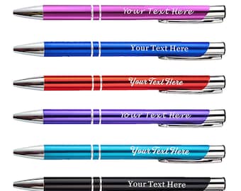 Personalized Pen Custom Pens Engraved Pen Personalized with name Custom Ballpoint Pen Gifts for Student Birthday Gradution Thank you Gifts
