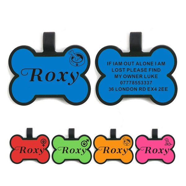 Personalized Dog Tags for Pets Engraved UK Personalized Dog Tag Silicone Dog Name Tag ID Tags Pets Tag Custom Tags for Dogs Puppy