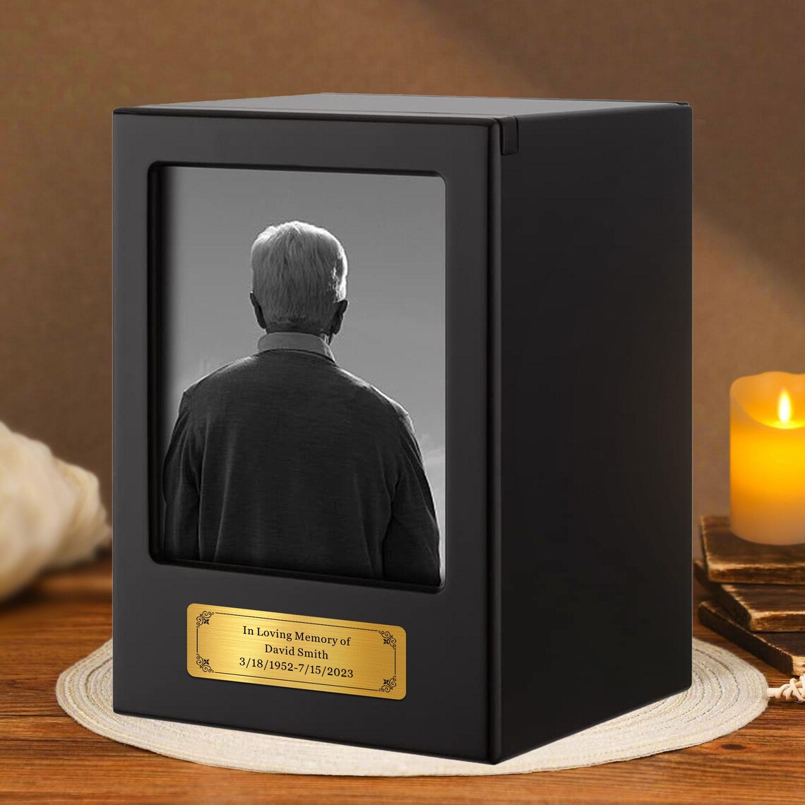 Engraved Name Plates Personalized Memorial Plaques for Doors Urn Name ...