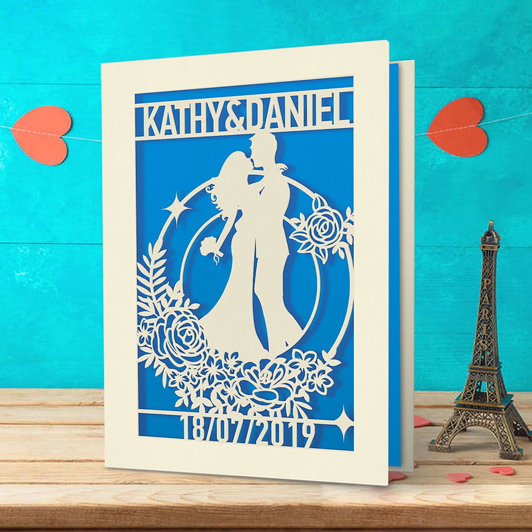 Personalized Wedding Anniversary Card Wedding Memory Keepsake Greeting