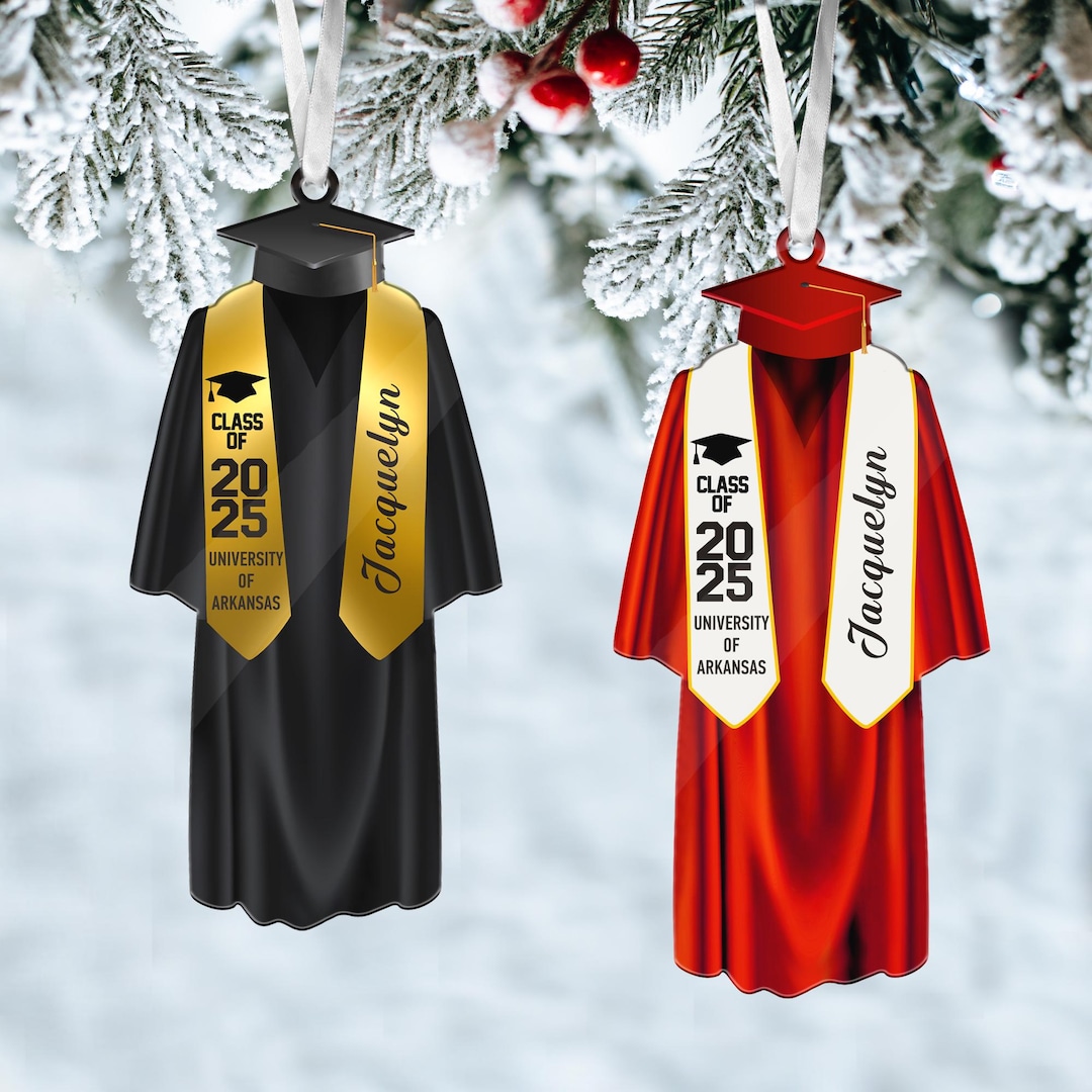 Personalized Graduation Ornaments Class of 2025 Graduation Decorations ...