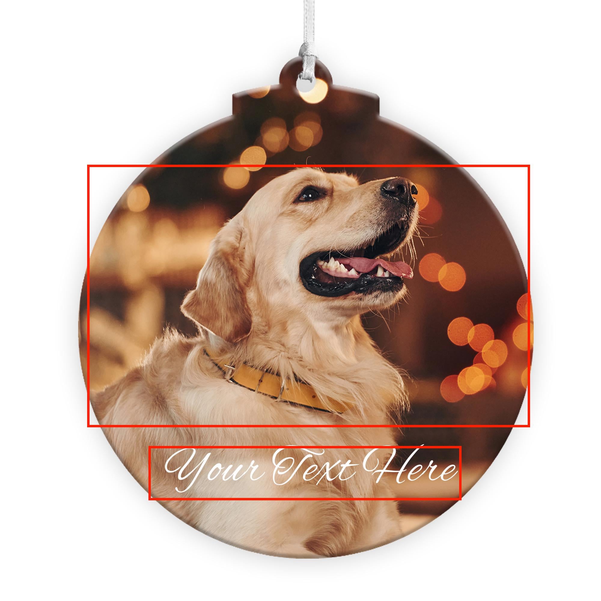GABITA Personalized Pet Christmas Ornaments 2025 For Dog