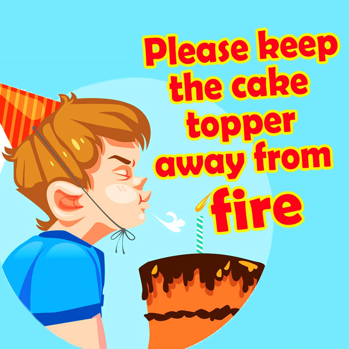 Personalized Happy 1st 2nd 3rd Birthday Cake Topper Custom | Etsy