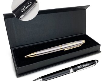 Lawyer Necklace Getname Necklace Custom Engraved Wood Ballpoint Pen And Pen Case Set... Customized Pens With Name