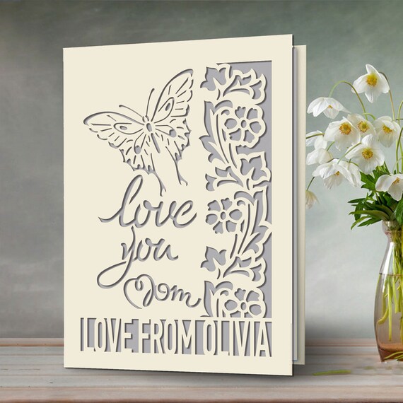 Personalized Mothers Day Card Custom Mothers Day Gifts for Mum - Etsy