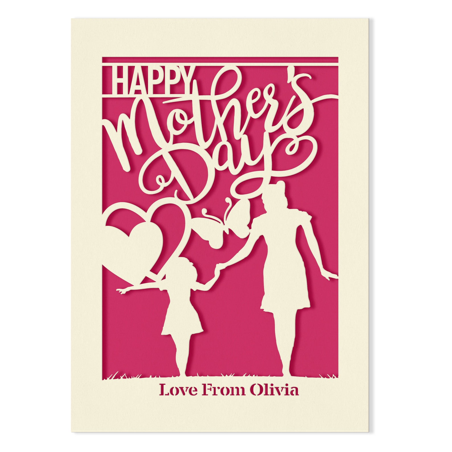 Personalized Mothers Day Card Custom Mothers Day Gifts for Women Her ...