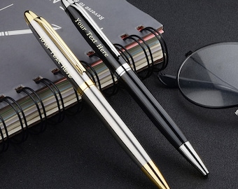 Personalized Engraved Ballpoint Pen Ideas Birthday Wedding Fathers Day Gift End of Term Thank You Teachers Graduation Friend Gift with Box