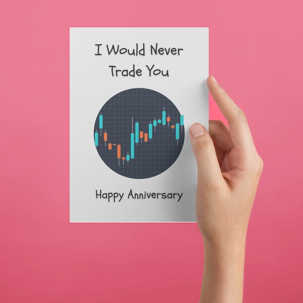 Stock Market Birthday Card Etsy