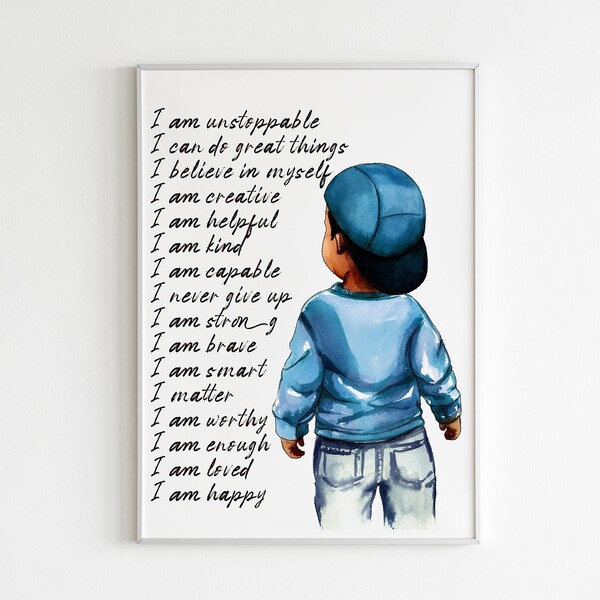 Little Boy Wall Art Etsy