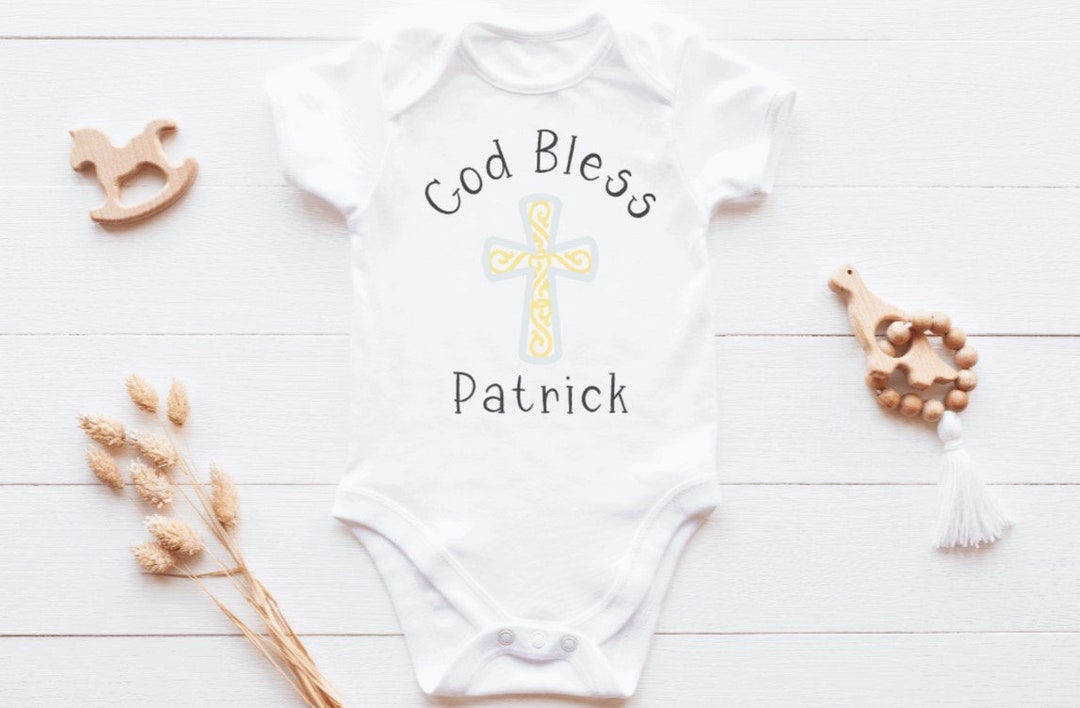 Custom Christening Onesie, Custom Onesie, Personalized Baby Onesie