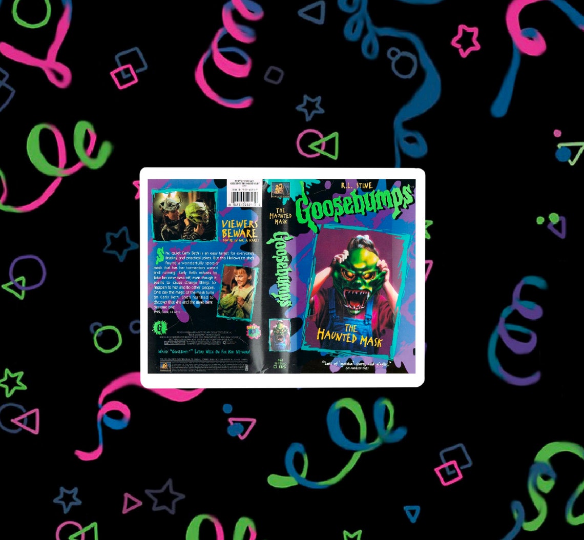 Goosebumps VHS Tape Cover Slasher Summer Etsy