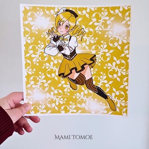Mami Tomoe Puella Magi Madoka Magica Magical Girl Print