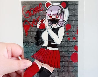 Chiaki Nanami Ultimate Gamer Remnant of Despair Super Danganronpa 2 Mini Print