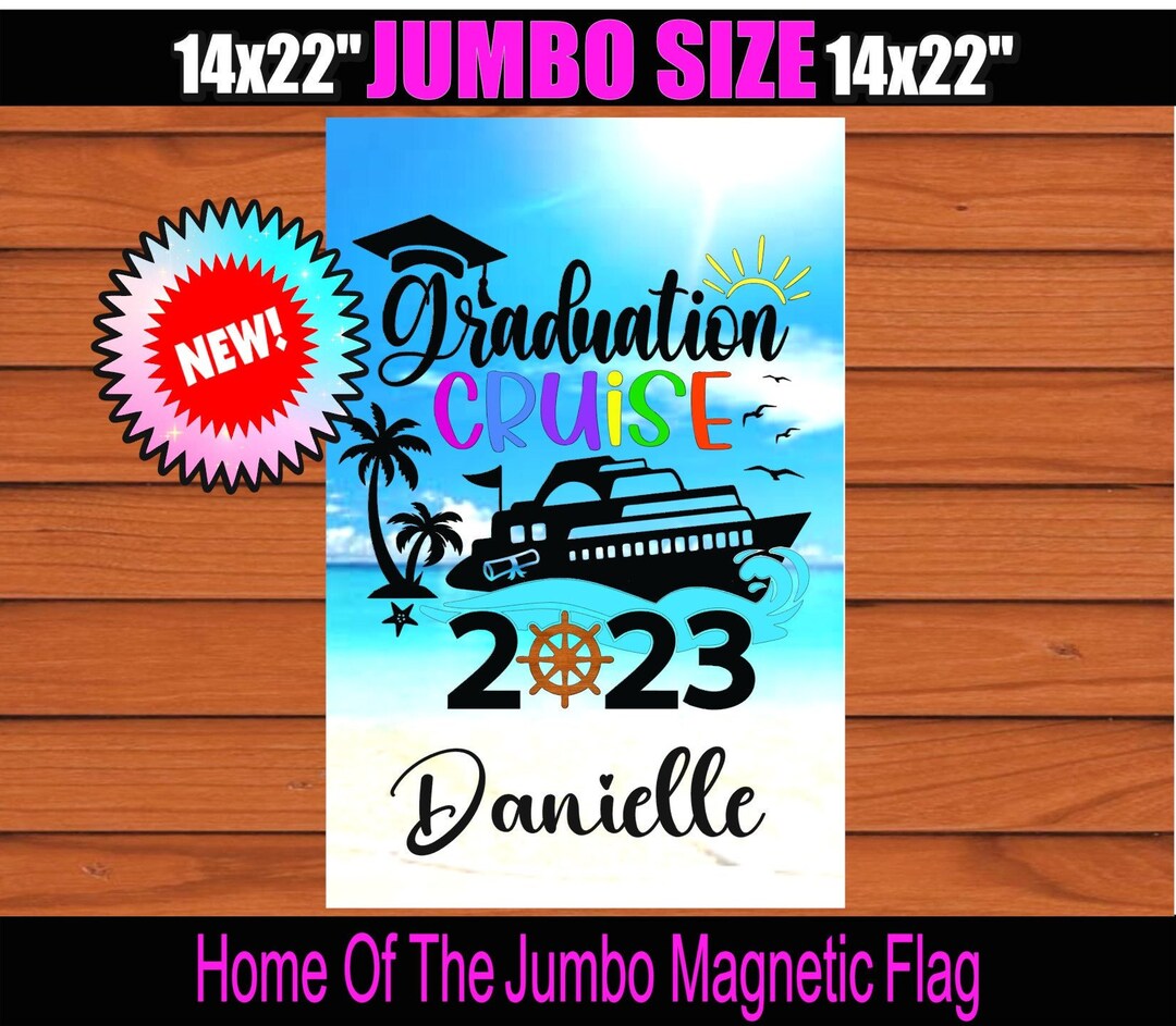 Graduation Cruise Banner Custom Graduation Cruise Flag Etsy