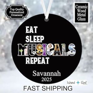 Theater Ornament, Custom Broadway Ornament, Broadway Show Ornament, Theater Keepsake, Broadway Souvenir, Actor Ornament, Broadway Musicals